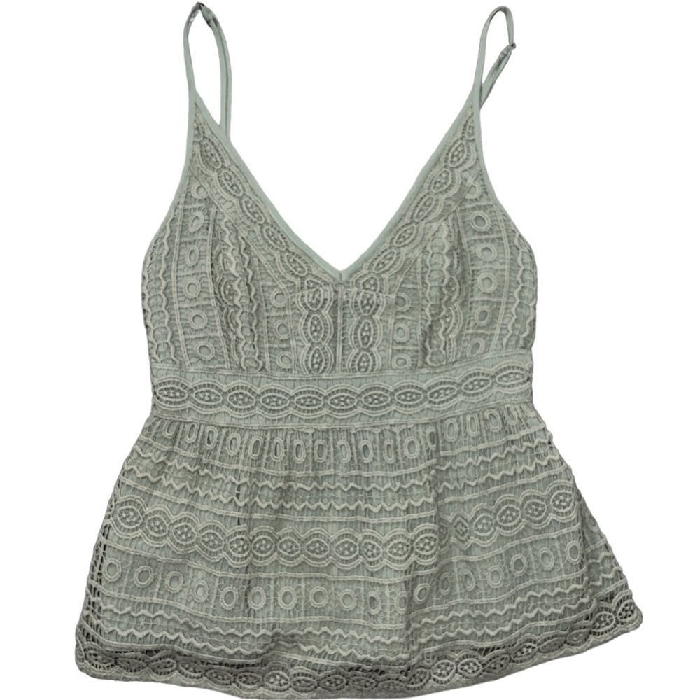 Green Abercrombie and fitch top
